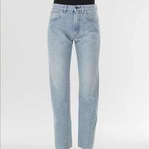 Toteme - Twisted seam denim light blue wash
